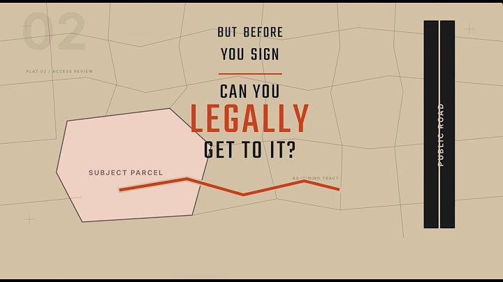 Video preview: Can You Legally Access the Property?