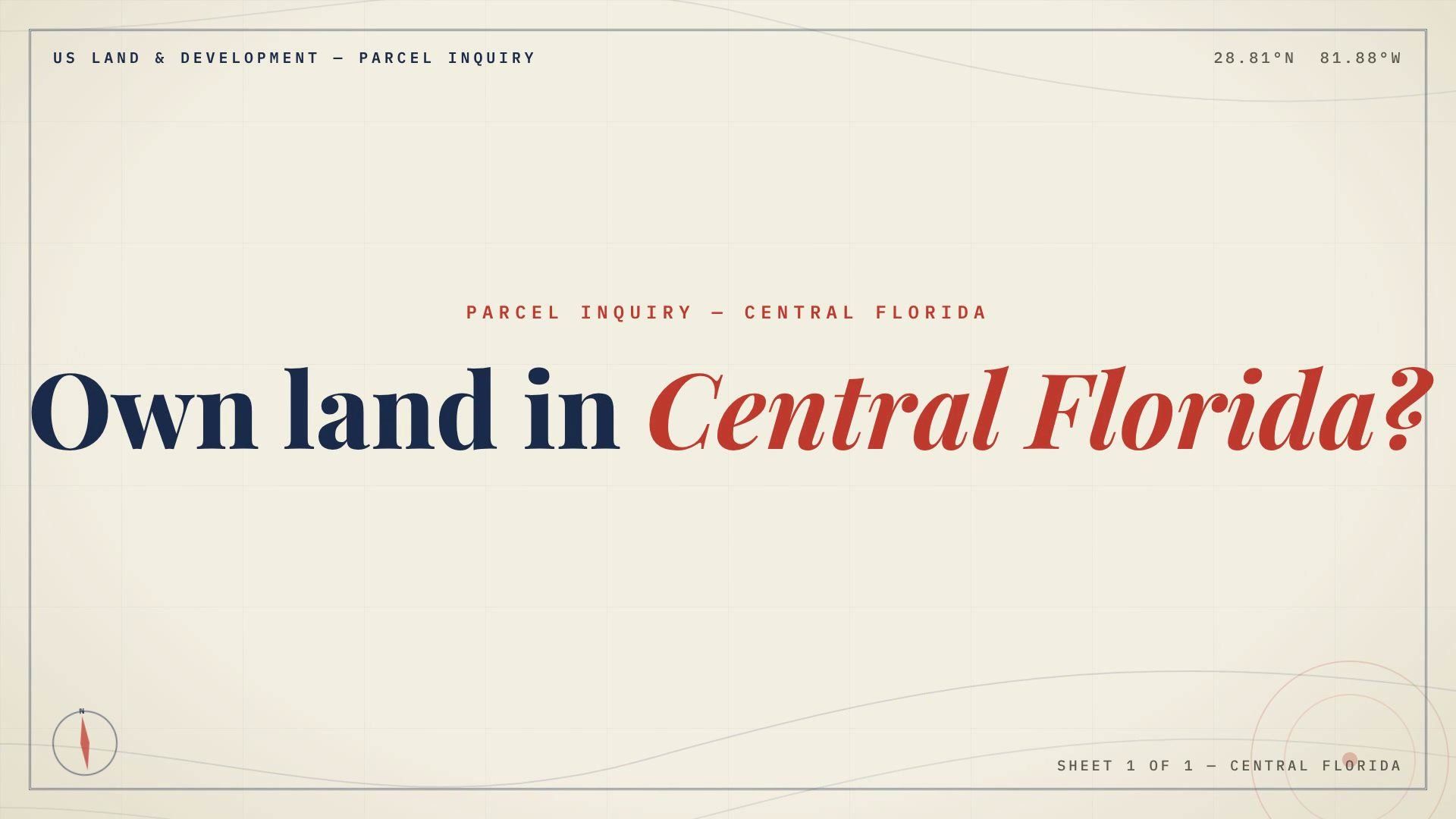 Video preview: A Message for Central Florida Landowners